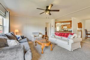 Steps to Lake Eufaula: Family Home w Deck & Yard