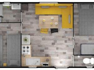 Mobil-home 27m² à Saint-Gérons avec terrasse - API-1-52-1316