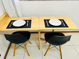 Kit net rústica na 214 com ar condicionado