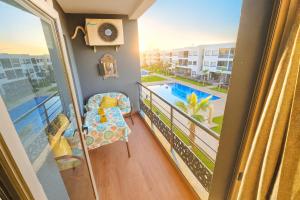 Vue Piscine Idéal pour Supporters Transfert