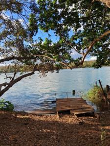 Rancho as margens do Rio São Francisco