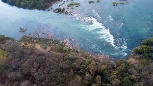 Rancho as margens do Rio São Francisco
