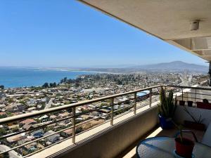 Hermosa vista al hacia el mar y Concón