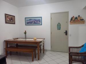 Apartamento beira-mar com vista para a praia