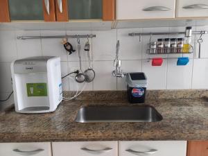 Apartamento beira-mar com vista para a praia