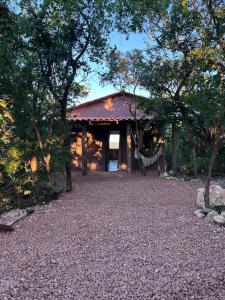 Chalé vista da vila