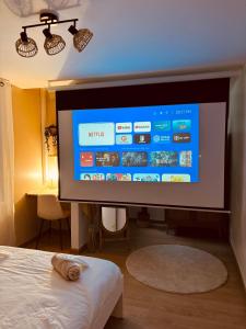 Suite Bali et sauna privé - vidéo projecteur - escapade romantique-centre