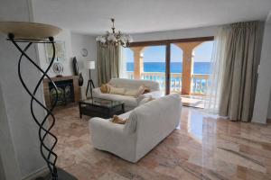 Luxury Andalusian Villa with Panoramic Mediterranean Sea Views & Private Pool & Multi-Level Gardens