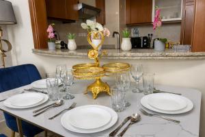 1BR with Burj Khalifa Modern Comfort