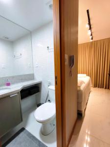 Studio com varanda vista mar em Armação