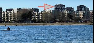 Penthouse 10 min to beach and metro