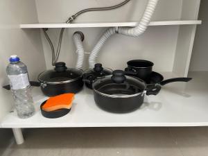 Studio aconchegante com vista para as montanhas