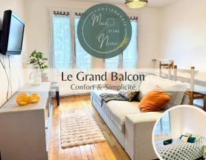 Le Grand Balcon - Proche centre - Wifi - Machine à laver