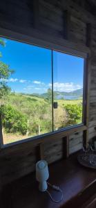 Cabana com vista pra lagoa