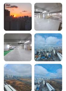 신축하우스 지하철초역세권 초고층6인규모의초대형 큰방3 욕실2 퀸침대3 환상뷰