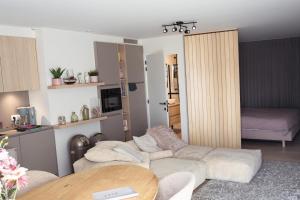 Penthouse studio voor 2 met 2 ruime terrassen op 6 min wandelen van het strand van Oostende