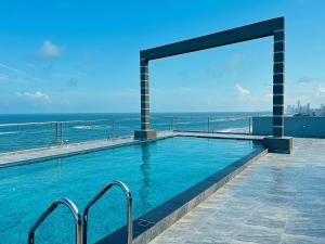Stylish Beachfront Condo of Ocean and City