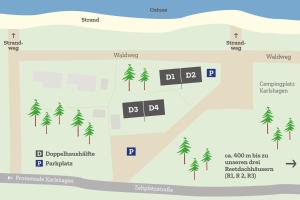 Ferienglück im Doppelhaus - 60 m zum Strand Haus 1