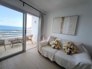 Looking at the ocean sunset