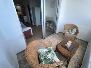 Looking at the ocean sunset