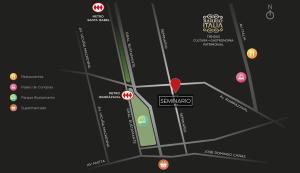 Moderno departamento en Ñuñoa con cama King, internet rápido y piscina