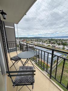 Depaeramento en Villarrica, vista al lago y volcán