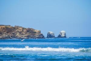 Cabaña frente al mar
