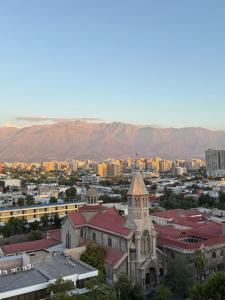 Vista a la cordillera a pasos de Barrio Italia