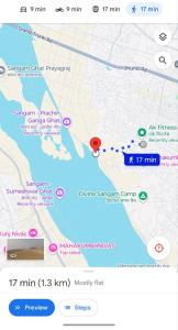 NRI & FOREIGNERS HOMESTAY JUST 1KM TO SANGAM POINt