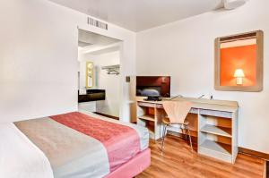 Double Room - Disability Access - Roll In Shower room in Motel 6-Pittsburgh PA - Crafton