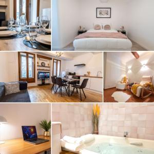 Art Déco et Spa Vue Gassendi King Size Clim