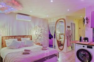 Bali Love Room Jacuzzi Balnéo Home cinéma