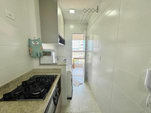 Aconchego do Caiçara Frente Mar Vista Mar Pé na Areia Wi-Fi Varanda Gourmet Cozinha Completa 2 Banheiros 1 Vaga Garagem Apto Novo Perto Feirinha do Caiçara