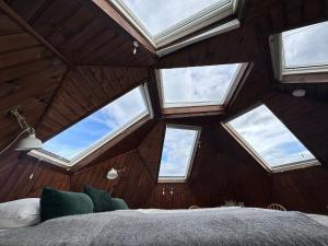 Riverside Dome cabin with skylight