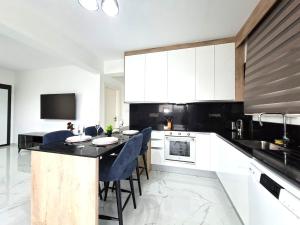 Chic Blue Apartment with Terrace