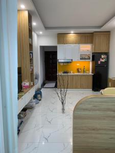 fully furnished apartment with large windows