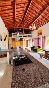 Loft Rústico com Vista Para a Piscina