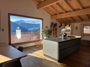 New loft apartment with mountain views