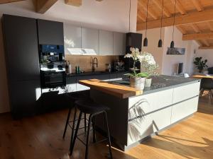 New loft apartment with mountain views