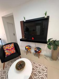 Modern apartment in Praia Brava with balcony