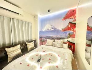 THE東京和風貸切旅館 近スカイツリー浅草上野銀座ディズニー 空港直通駅0分 86インチ映画TV室 高速光Wifi 長期割引 八広N202