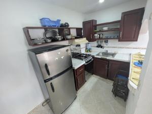 small apartment in a downtown area