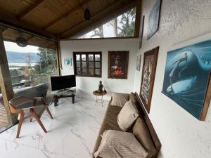 Casa confortável com uma bela vista na Praia da Ferrugem em SC