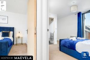 2 Bed Family Apt with BALCONY & PARKING - FREE NETFLIX - With 50 Inch Smart TV, FREE NETFLIX & WIFI - Birmingham City Centre, By 02 Academy, Cube & Mailbox