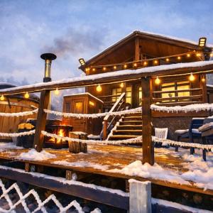 Hot Tub & Sauna with Mountain View Panorama Orbeti