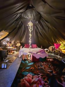 Glamping in - luxury tent