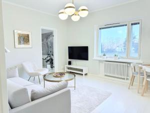 Bright and beautiful two-room design apartment