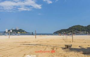 Apartamento em Sao Vicente de Frente a Praia