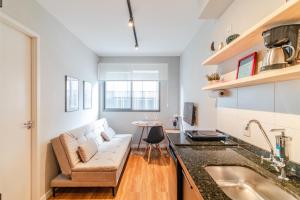 F509 Apartamento Aconchegante Próx Metrô Faria Lima, Pinheiros e USP