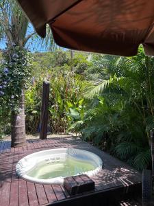 Bangalô com jacuzzy